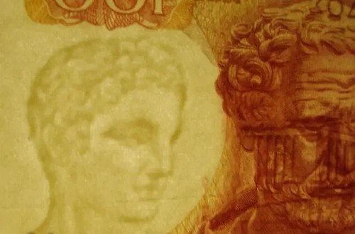 2 x 100 Drachmai 1967 UNC Pair RRR Greek banknotes Pick#196b Type: A No: 017-018 - Picture 2 of 9