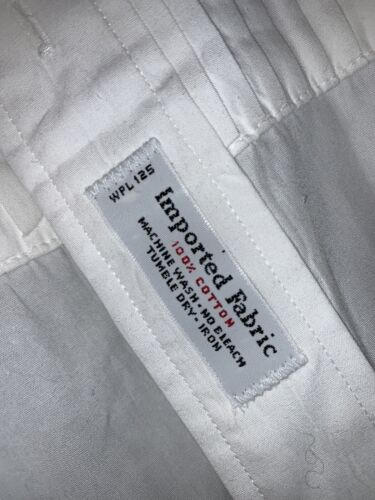 CHISTIAN DIOR Chemises Dress Button Bowtie Shirt Men’s Cocktail Cuffs White 16.5 - Picture 4 of 9