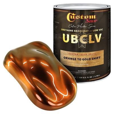 Custom Color Shift Automotive Paint - Orange to Gold Shifting Effect - Gallon