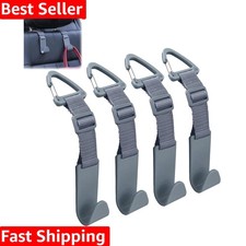 Headrest Hooks for Car Adjustable 4 Pack Vehicle Seat Back Organizer Storage ...
