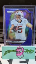 2025 Panini Prizm Draft Picks Christian McCaffrey #194 Blue Prizm #/249 Stanford
