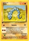 Pokémon TCG Onix (Italian) 56/102 1st Edition Base Set Common MP/HP