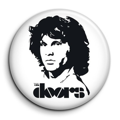 Jim Morrison The Doors - Badge 38mm Button Pin