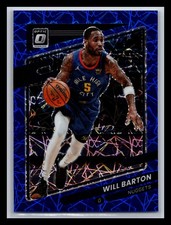 Will Barton Denver Nuggets 2021-22 Donruss Optic #61 Blue Velocity