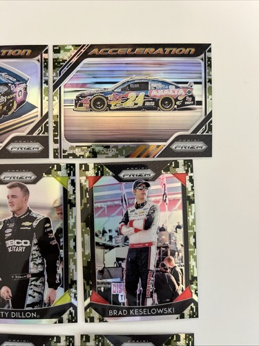 2019 Panini PRIZM Racing NASCAR x18 Camo Prizm Lot Rookies Stewart Dale Ricky++ - Picture 5 of 7