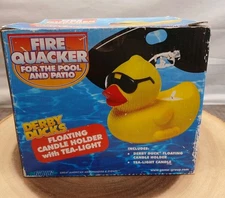 Derby Ducks Fire Quacker Floating Candle Holder With Tea Light