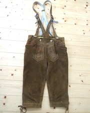 Spieth & Wensky Trachten Lederhose Grösse 44 Herren Kniebund Wildbock S642