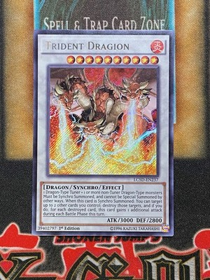 Yugioh Trident Dragon LC5D-EN237 Secret Rare 1st Ed NM