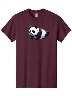 Panda-1 Mens Graphic Tee, 100% Cotton, Casual Summer Wear