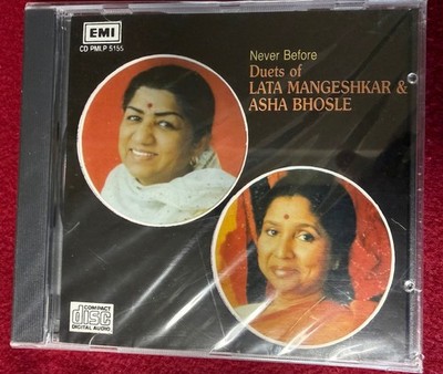 Never Before Duets Of Lata Mangeshkar & Asha Bhosle   Bollywood Hindi CD (1989)