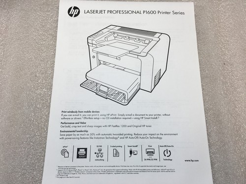 HP LaserJet P1606DN Monochrome Laser Printer With 66K Page Ct & 90% Toner Incl. - Picture 8 of 10
