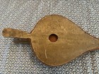 Nice! Antique Primitive Painted Wooden Bellow Fireplace Tool — photo 6