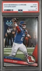 Jaxson Dart 2023 Bowman U Chrome NFL Rookie Football Card #191 Graded PSA 8