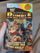 Royal Rumble 1994 VHS Wrestling WWF/WCW Coliseum Video Bret Hart/Undertaker/Yoko
