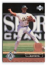 1997 Upper Deck Tony Batista #447 Oakland Athletics