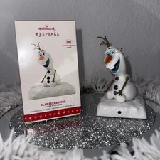 DISNEY Hallmark Keepsake Olaf Peekbuster FROZEN Motion Ornament w/batteries 2016