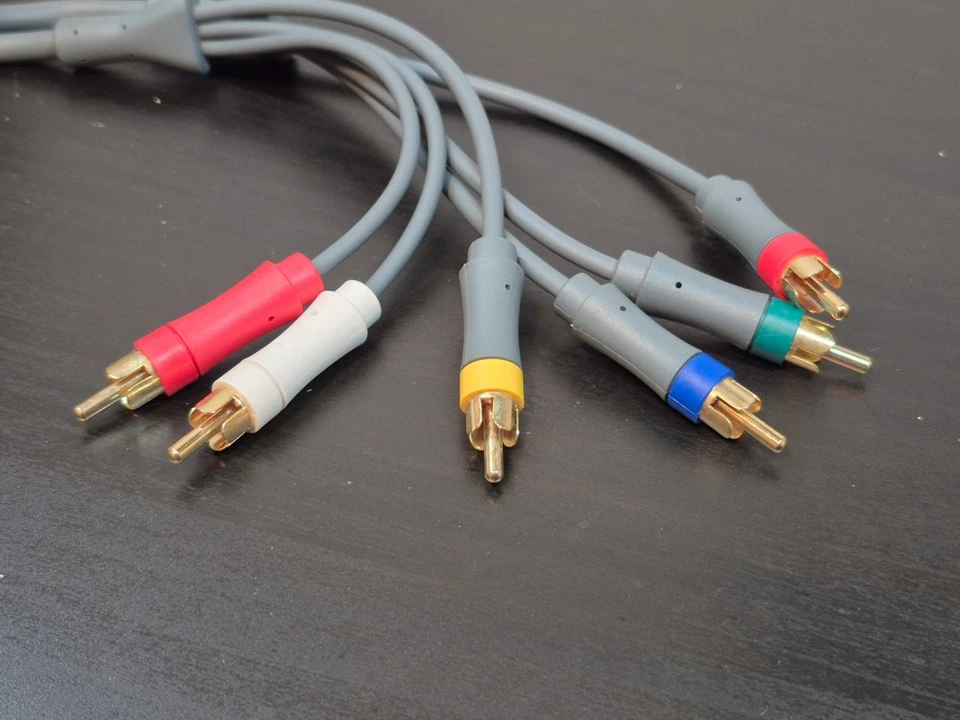 OEM Microsoft Xbox 360 Component HD AV Cable TV HDTV Switch 6 RCA Original - Image 4 of 4