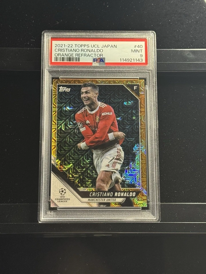Topps 2021/22 PSA 9 Cristiano Ronaldo Champions League Japan /25 - Image 2 of 2