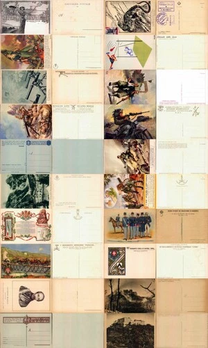 WW2-RSI-SOCIAL-REGIMENTAL MILITARY MILITARY MILITARY MILITARY lot 20 pieces-013A