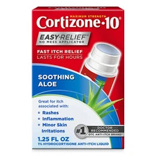 Cortizone 10 Easy Itch Relief Applicator Healing Aloe Maximum Strength 1.25oz