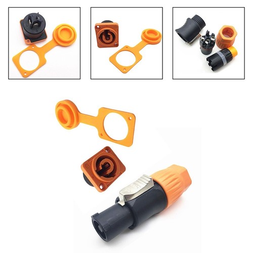 Robust 3 Pin Power Connector for Heavy Duty Equipment and Stage Lights - Photo 11/12