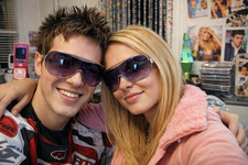 RARE VINTAGE Armani Exchange Sunglasses AX052/S 010 BX 99 01 125 Purple Lenses