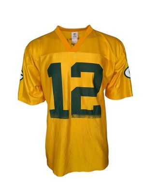 NFL Team Apparel Rodgers #12 Trikot - Herren Large, grün/gold