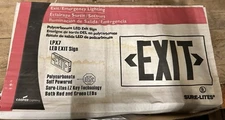 New Cooper Sure-Lites LPX7 White Polycarbonate LED Exit Sign Free Shipping
