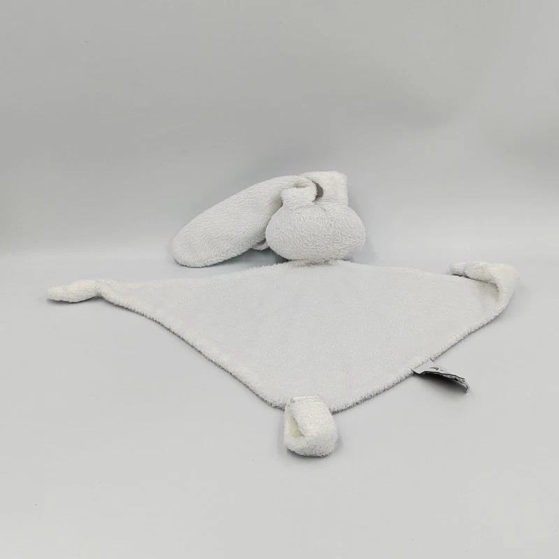 Doudou plat lapin blanc Lapidou NATTOU - 32260 - Photo 2/2