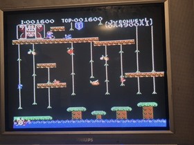 Nintendo Donkey Kong Classics and DK 3 Lot Authentic Genuine Games for NES