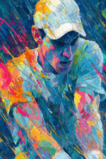 💎 Andy Murray Tennis Champion Series | Fine Art Pop 24x36 | Print V4