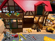 Playmobil Bauernhof Stall/Scheune mit Tieren Figuren Zubeh&ouml;r Traktor 6120