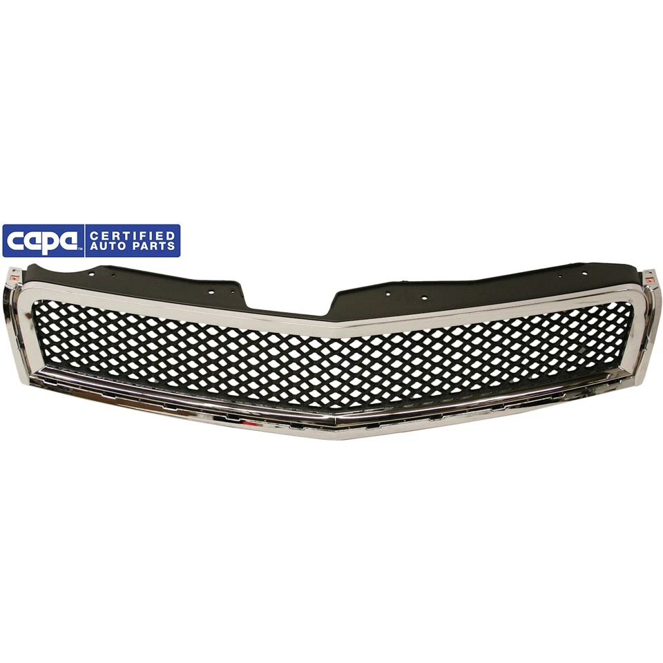 Верхняя хромированная решетка с черной вставкой для Chevrolet Traverse CAPA 2009-12 годов выпуска - Изображение 3 из 4