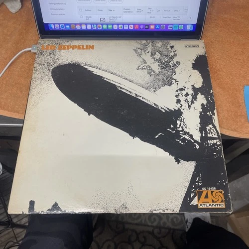 Led Zeppelin~Self Titled LP~77 ATLANTIC REISSUE~SD 19126~SRC PRESS~PLAYS EX~VG+