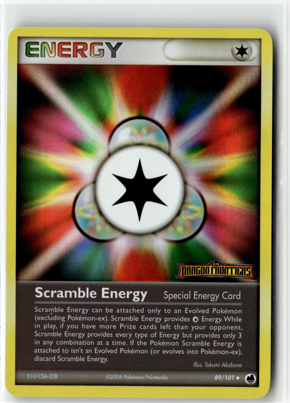 Scramble Energy Uncommon Reverse Holo Dragon Frontiers 89/101 NM