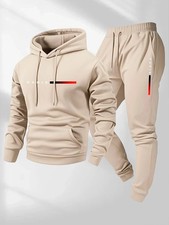 2025 Men's Autumn Winter sportswear set Men's hooded sweatshirt long pants set