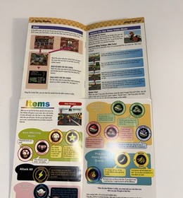 Mario Kart 64 Nintendo 64 N64 Game Manual & Operations Card