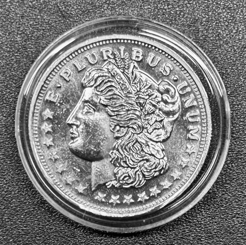 1oz Silver Round .999 fine - Morgan Silver Dollar Design