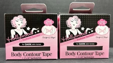 Hollywood Fashion Secrets. Breast Contour Tape For Dark Skin Tones  TWO Boxes 2