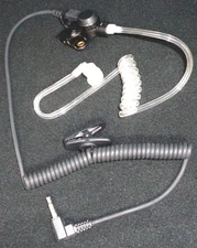 Recon Series Acoustic Tube Style Earphone w/15'' Coil Cable (NEW)