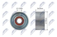 RNK-NS-038 NTY Spannrolle, Keilrippenriemen FüR Nissan