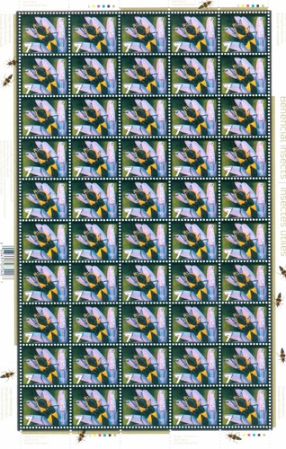 Canada Beneficial Insects 1 to 9 cent Uncut Stamp Sheet Set MNH - Picture 7 of 9