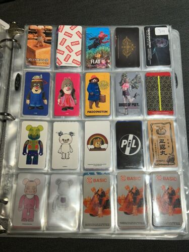 Bearbrick 100% Card Holder. Holds 20 Cigar Cards, 5 Pack Of 3 Ring Binder Sheets - Picture 3 of 3