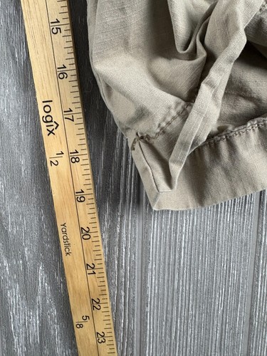 Carhartt Pants Womens 4 Beige Tan Cropped Straight Hiking Capri Inseam 20 - Picture 5 of 10