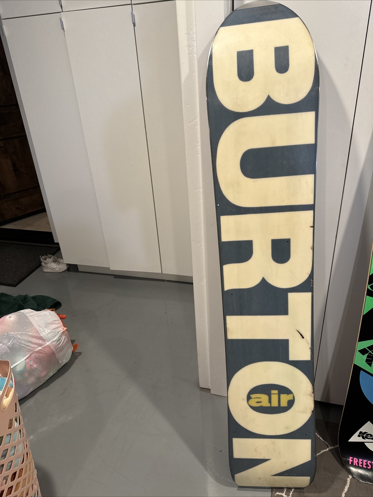 Vintage Burton Snowboard Flag man eBay