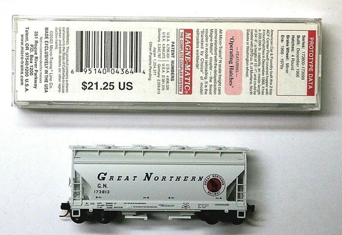 MTL Micro-Trains 92170 Great Northern GN 173813 2 bahías tolva cubierta | Zustand: New