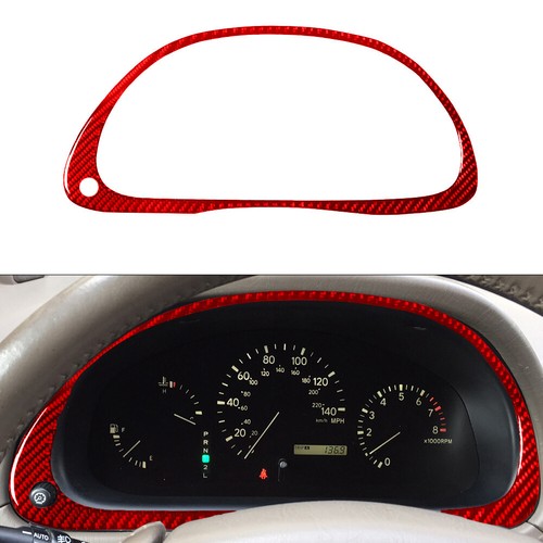 20Pcs Red Carbon Fiber Interior Full Set Kit Cover Trim For 1998-03 Lexus RX300 - Picture 2 of 11