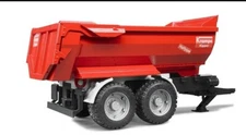 Bruder 02225 Krampe Tandem Halfpipe Tipping Trailer