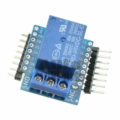 1PCS New WeMos D1 Mini DC 5V 1CH Relay For Arduino ESP8266 Development