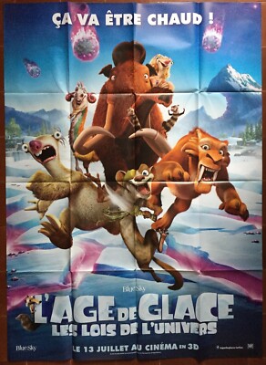 Plakat EISZEIT Les Lois des Universums Ice Age Kinder Kinderzimmer 120x160cm